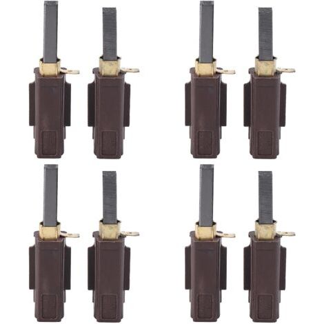 8x balais de charbon de moteur d'aspirateur 2311480 pour outils d'agneau Ametek (1/2)