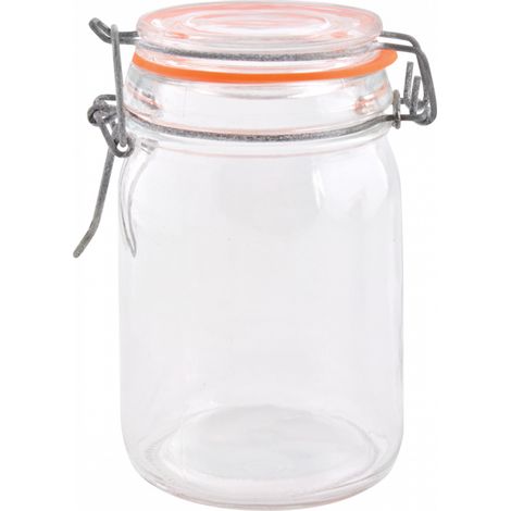 Pack de 6 bocaux - 6 x 0.23L - Verre, métal, caoutchouc - Livraison gratuite (1/3)