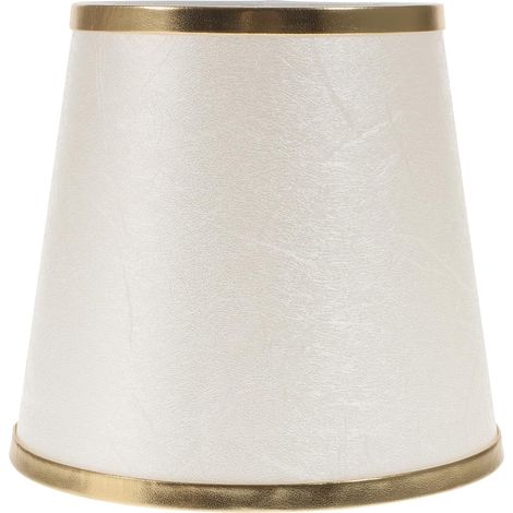 Petit abat-jour en tissu avec clip pour lampe de table, applique murale et lampadaire, design robuste et durable avec plaqué or rose pour un éclairage d'ambiance chaud (1/5)