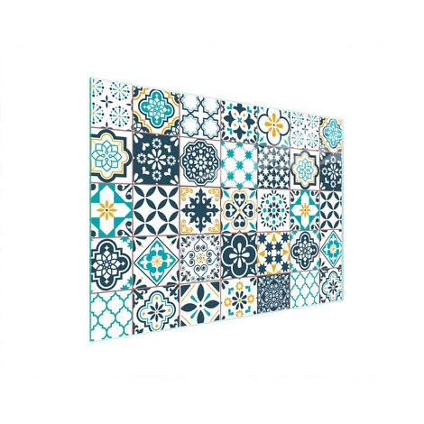TAGLIERE IN VETRO 40x30 MOSAICO (1/5)