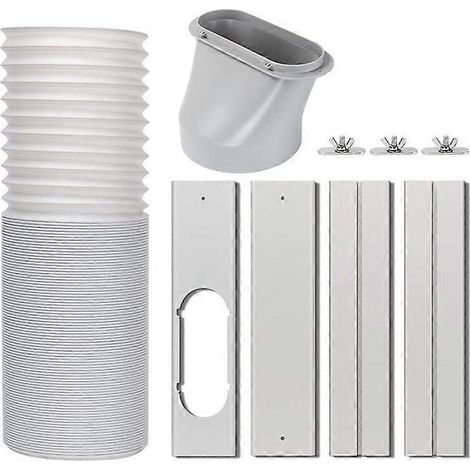 Climatiseur portable window vent kit avec tuyau évacuation seamless (1/5)