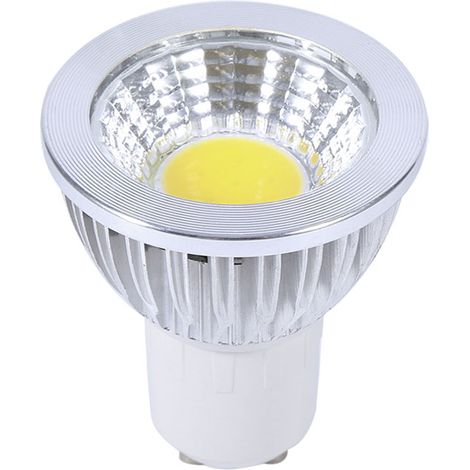 Spot Led GU10 - 3 W - Blanc Froid - Technologie COB - Pour Éclairage Intérieur - Lot de 10 (1/2)