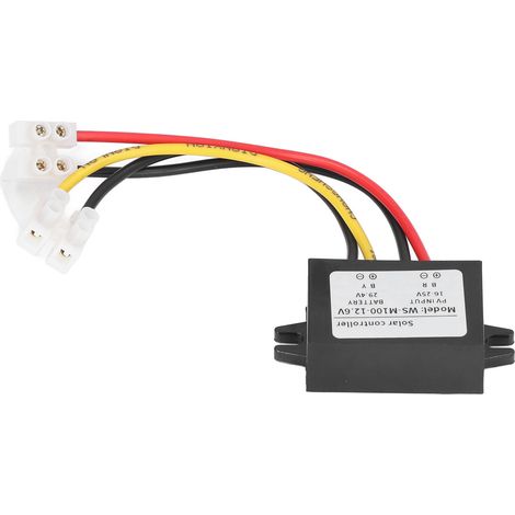 Contrôleur solaire MPPT, panneau de commande de protection, interrupteur, alimentation de charge de batterie 100 W WS-M100-12,6 V (1/5)