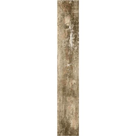 Carrelage sol / mur effet bois vieilli marron 14,4 x 89,3 cm FARO R TIERRA (vendu par boite de 1,29m2)