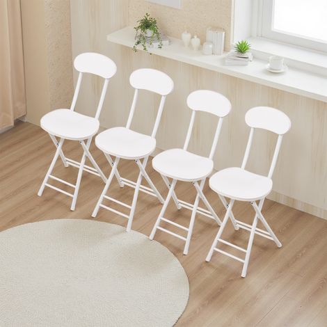 4Pcs Portable Foldable Dining Chairs (1/4)