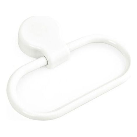 Anneau porte-serviettes Anneau porte-serviettes auto-adhésif Anneau porte-serviettes en plastique（Blanc）