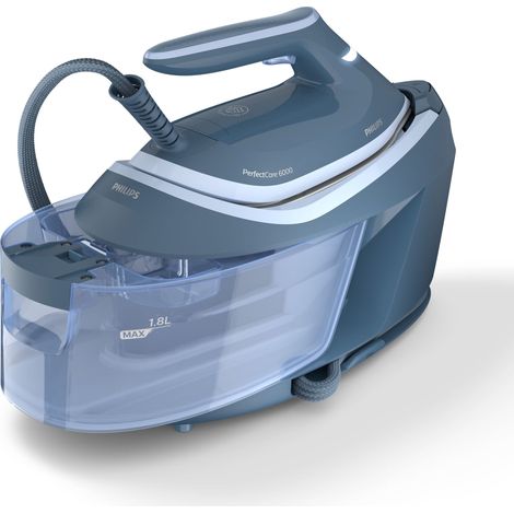 Dampfbügeleisen - PHILIPS - PSG6042/20 - PerfectCare Compact Serie 6000 - 8 bar - 1,8L - Blau