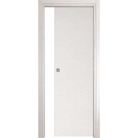 Weiße Microtec-Schiebetür cm 210 x 80