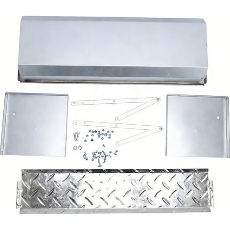 Mangeoire automatique à pédale pour poulet, en acier inoxydable, métal, volaille, sans déchets, grande capacité pour une utilisation en extérieur (1/5)