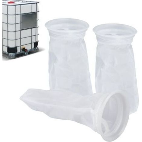 Filtre IBC en Nylon 3 Pièces Filtre Cuve 1000l Eau de Pluie Filtre à Couvercle IBC Filtre à Eau de Pluie IBC Filter Lavable Filtre de Couvercle en Nylon Accessoires pour Réservoir IBC (1/5)