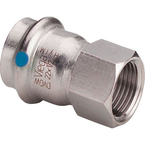 Viega Sanpress Inox LF-Raccordo, d 18mm, Rp 3/4 acciaio inossidabile Modello 2312LF, 665999