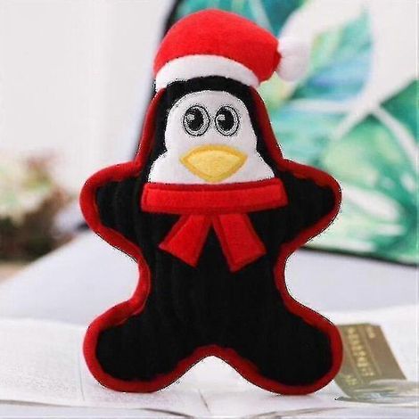 Jouet pour chien couineur, poupée vocale pour animaux de compagnie, décoration de Noël, cadeau de fête Jouets pour chiens (1/3)