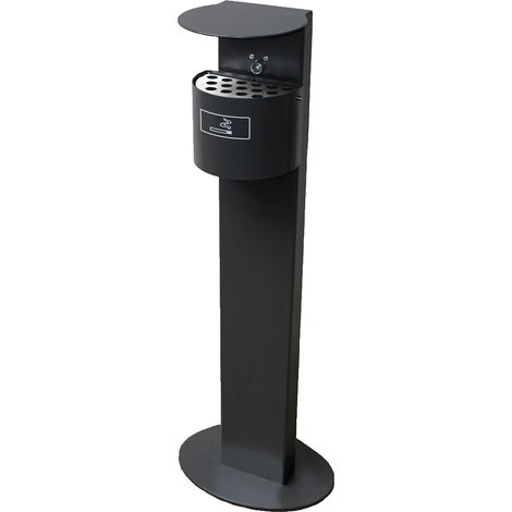 FRANKEL kaiserkraft, Cendrier mi-rond sur pied, capacité 2 l, (1/5)