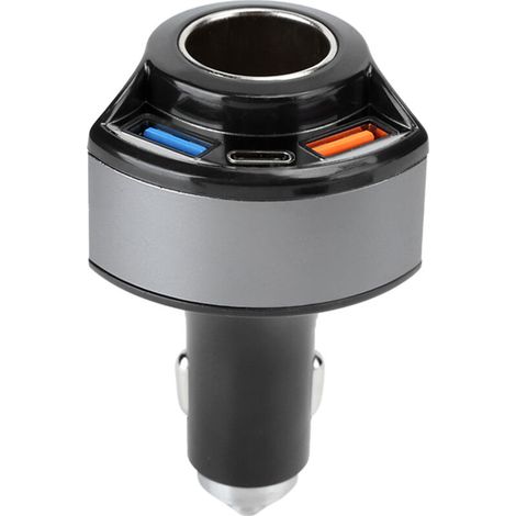 12V 3A Zigarettenanzünder mit zwei QC3.0 USB-Anschlüssen und multifunktionaler Schnellladefunktion (1/5)