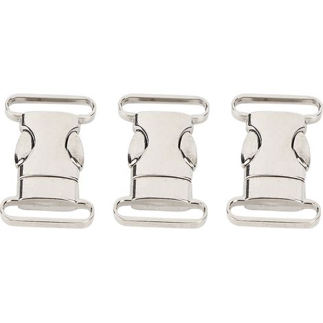 3PCS Mousqueton d'Escalade Sécurisé - Anneau en Métal pour Sac, Accessoire pour Corde Parachute et Collier d'Animal de Compagnie (1/5)