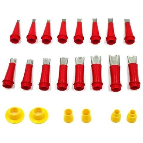 Applicateur de buse de calfeutrage en acier inoxydable, ensemble de 22 pièces, colle de finition de calfeutrage, mastic Silicone, outil de finition, cuisine salle de bains (1/5)