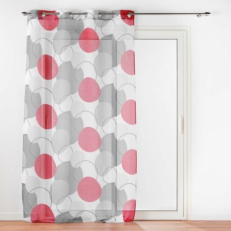 Panneau a oeillets 140 x 280 cm voile sable imprime merlin Sans (1/3)