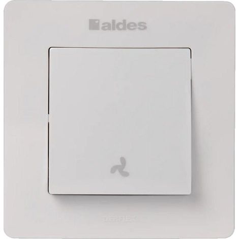 Pulsante di comando VMC Aldes 11026011 bianco in ABS