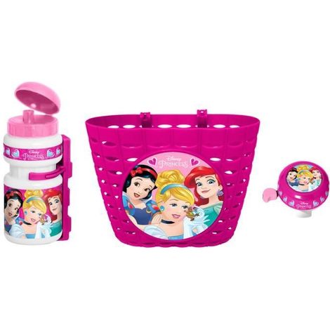 DISNEY PRINCESSES Corbeille + Bidon + Sonnette (1/3)