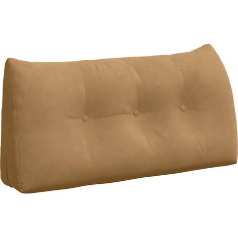 Back Pillow Brown 100 x 24 x 50 cm Velvet vidaXL