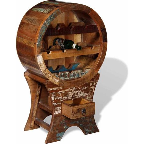 Maison Exclusive - Portavini da 10 Bottiglie in Legno Massello di Recupero (1/5)