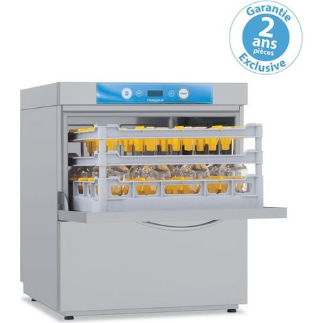 Lave Verre professionnel Combiné avec pompe de vidange - panier 500 x 500 mm - Elettrobar (1/4)