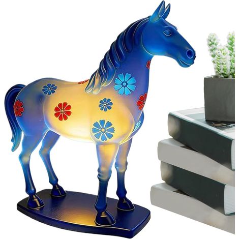 Lampe De Nuit En Forme De Cheval Veilleuse Statue à (1/5)
