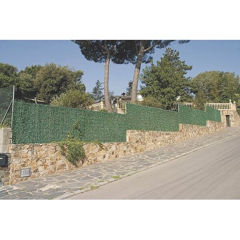NORTENE Haie artificielle 90% occultant - PVC 1 x 3 m GREENWITCH