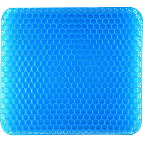 Kühlende Gel-Sitzkissen mit Wabenpolstern für langes und bequemes Sitzen im Auto und Büro (30 x 25 x 2,4 cm) (1/5)