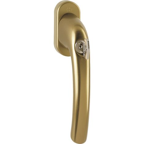 HOPPE® Fenstergriff absperrbar Tôkyô 0710S/U26, ohne Schrauben, N10, Aluminium, 1903009