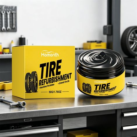 Tire retreading compound, surface care and cleaning, scratch restoration, wear repair, shine enhancement, wheel care compound -- 50g -- BIEMMEDUE (1/5)
