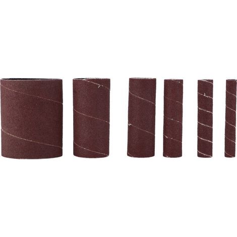 Set of sandpaper rollers for removing rust from wood and metal, suitable for electric grinders (1/5)