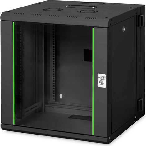 Digitus serie Unique armadio murale nero 12U robusto
