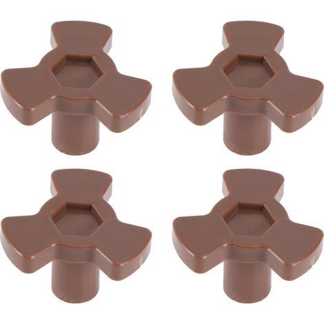 Mikrowellen-Drehtellerkupplungsteile, Drehtellerrolle mit Drehkern – 3,50 x 3,50 x 2,00 cm – Grün (1/4)