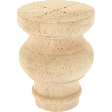 Pieds de Meuble en Bois Bords Arrondis pour Canapé et Meuble TV, Capacité de Charge Élevée, Design Élégant et Simple pour Maison (1/5)