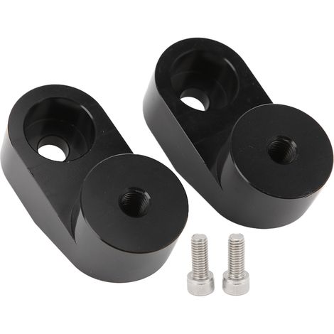 Paires de rehausseurs de rétroviseurs réglables en aluminium billette CNC pour Polaris Slingshot 2015‑2020 (1/5)