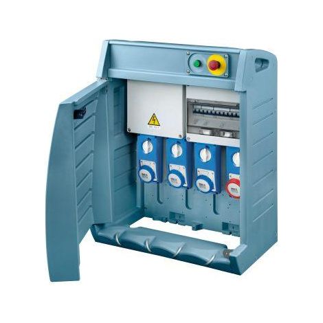 Q-BOX 4ASC SANS FOND 2 3P+T16A,2 2P+T16A GEWISS GW68482 (1/2)