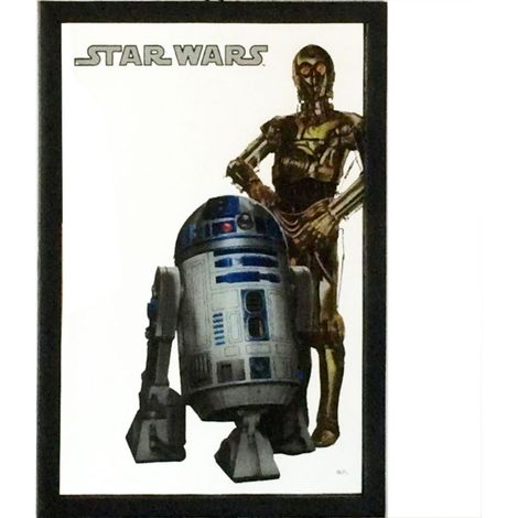 Miroir rectangulaire sérigraphié star wars