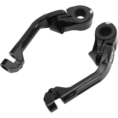 Paire de reposes-pieds moto en étau 360° réglables pour Honda 32mm/1.25in barres de protection moteur autoroute (1/5)