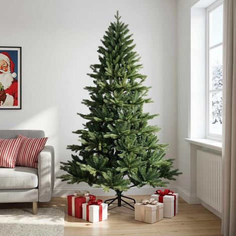 vidaXL Albero di Natale Artificiale con Rami Pieghevoli 210 cm (1/5)