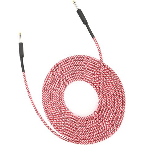 Musikinstrumentenkabel, Audio-Verlängerungskabel (rot) (1/5)
