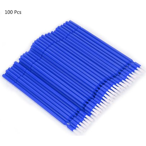 Micro-applicateur dentaire jetable, 100 pièces, bâtons pliables (bleu) (1/5)