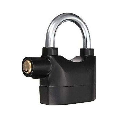 Cadenas alarme avec sirène sécurité vélo moto cadenas noir