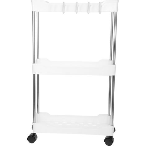 Chariot utilitaire à 3 niveaux OSALADI avec roulettes pour salon