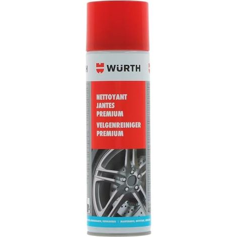 Nettoyant Jantes Premium de Würth, 400 ml, Sans Acide, Concentré Puissant, Finition facile à nettoyer et économique à utiliser