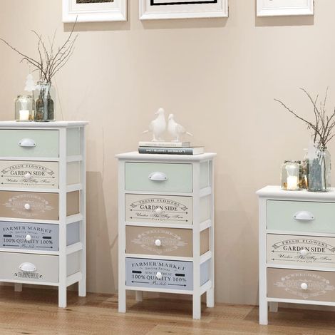 Mobile in Stile Francese con 4 Cassetti in Legno vidaXL (1/5)