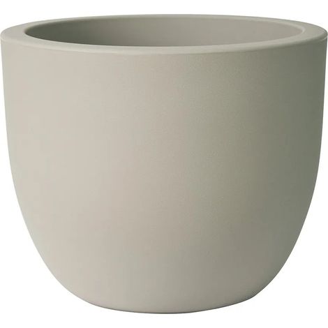 ETRIA UNO - VASO IN RESINA-SABBIA / Diam 24 cm