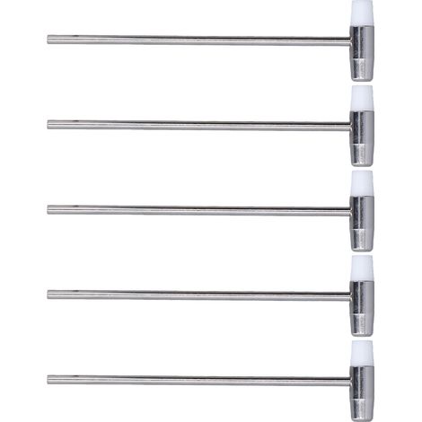 Marteau double tête mini 6,5 pouces, lot de 5, maillet bijouterie 2 faces pour artisanat, horlogerie et bricolage (1/5)