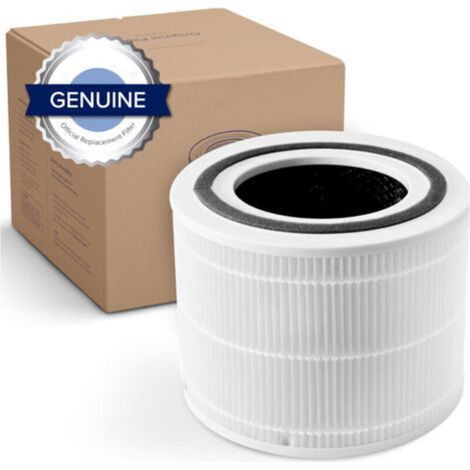 Adecuado para los purificadores de aire LEVOIT Core 300 y Core 300S, elemento filtrante blanco Core 300-RF-US, 40㎡-50㎡ (1/5)
