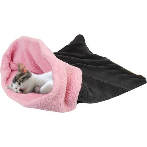 Sac de couchage pour chiot, chaton, lit de couchage-poudre grise (1/5)